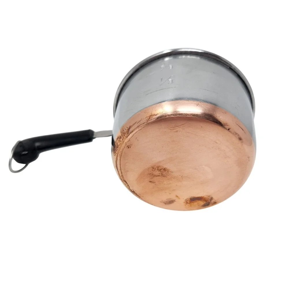 Vintage Copper Bottom Pan‎ 1 cup Measuring Cup